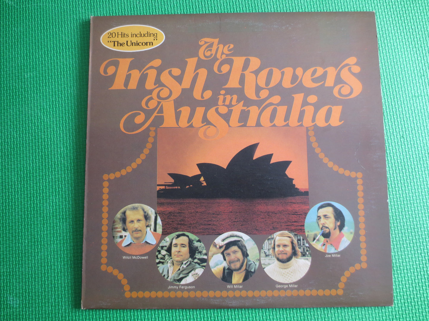 The IRISH ROVERS, in AUSTRALIA, Irish Rovers Records, Irish Rovers Album, Irish Rovers Lp, Unicorn Song Record, Vintage Records, 1976 Record