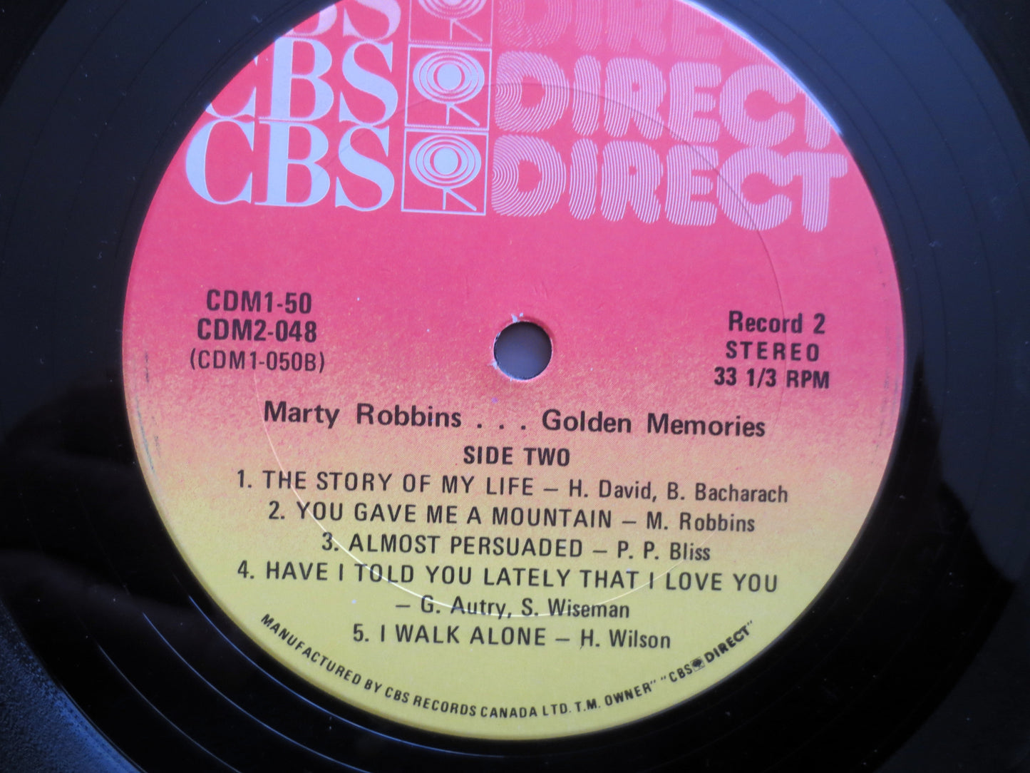 MARTY ROBBINS, 20 Golden Memories, Vintage Double Album, 1983 Record, Vinyl Lp