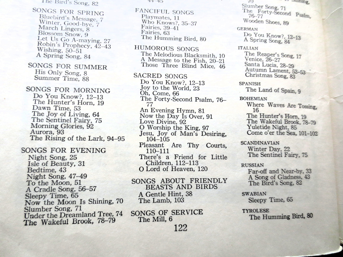 The HIGH ROAD of SONG, Book Two, Sheet Music Book, Songbook, Vintage 1921