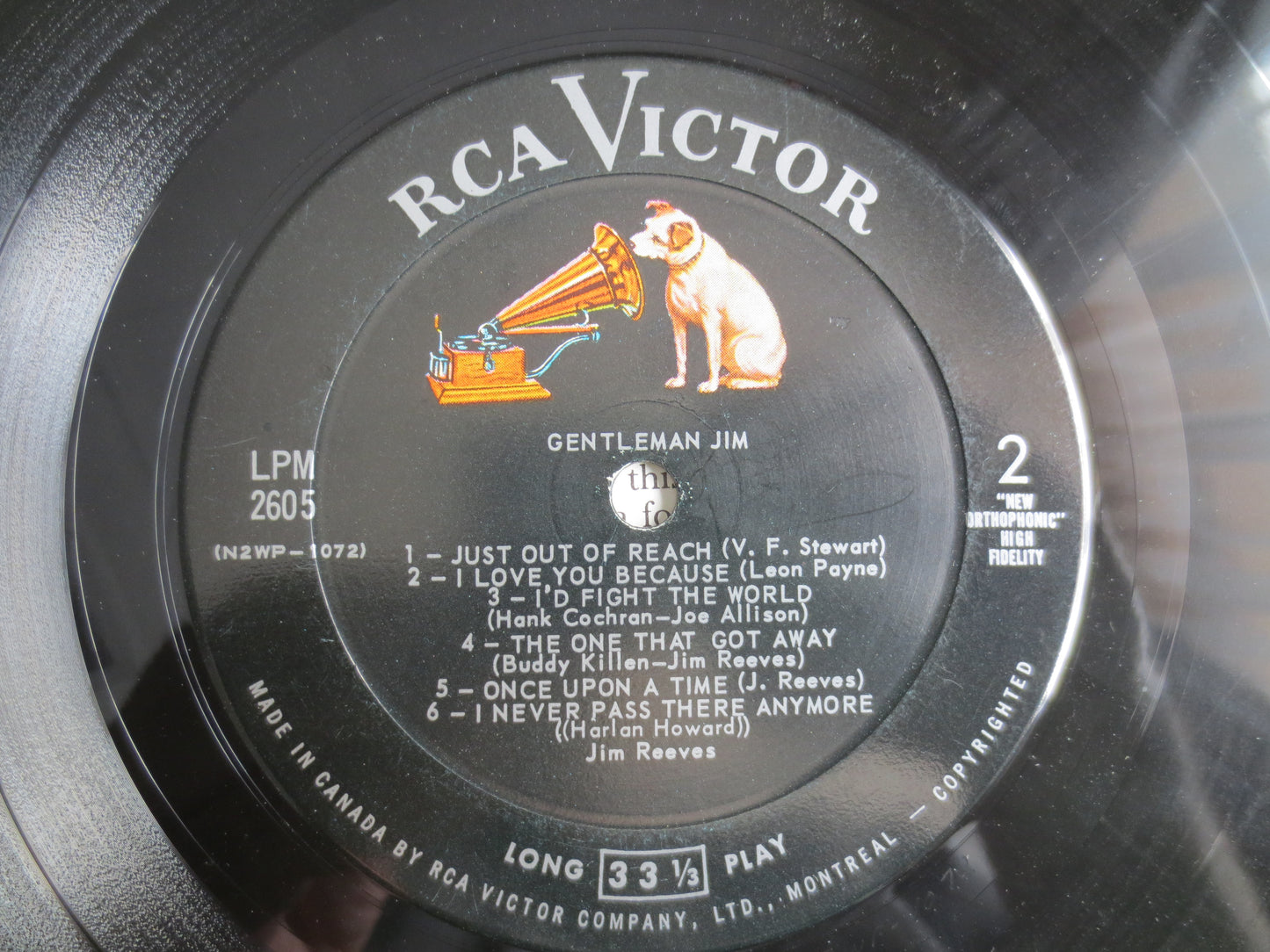 JIM REEVES, GENTLEMAN Jim, Vintage Vinyl, Jim Reeves Album, Jim Reeves Vinyl, Jim Reeves Lp, Jim Reeves Record, 1963 Record, Country Lp, 003