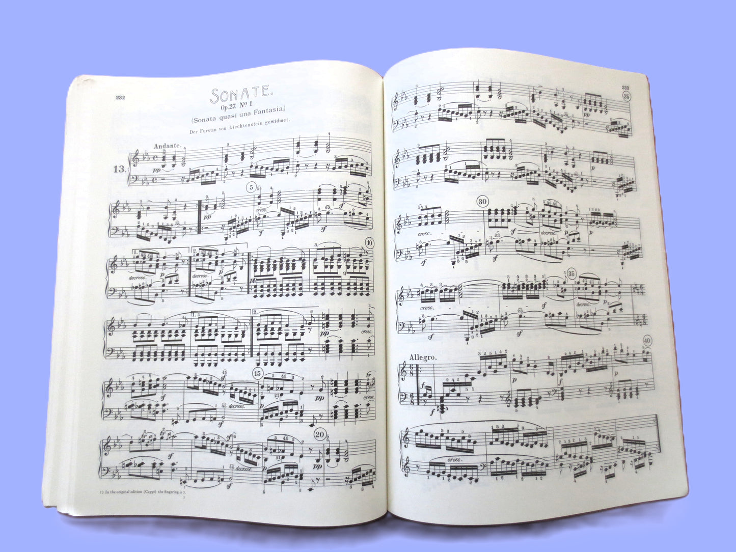 LUDWIG VAN BEETHOVEN, Complete Piano Sonatas, Sheet Music Book, Songbook