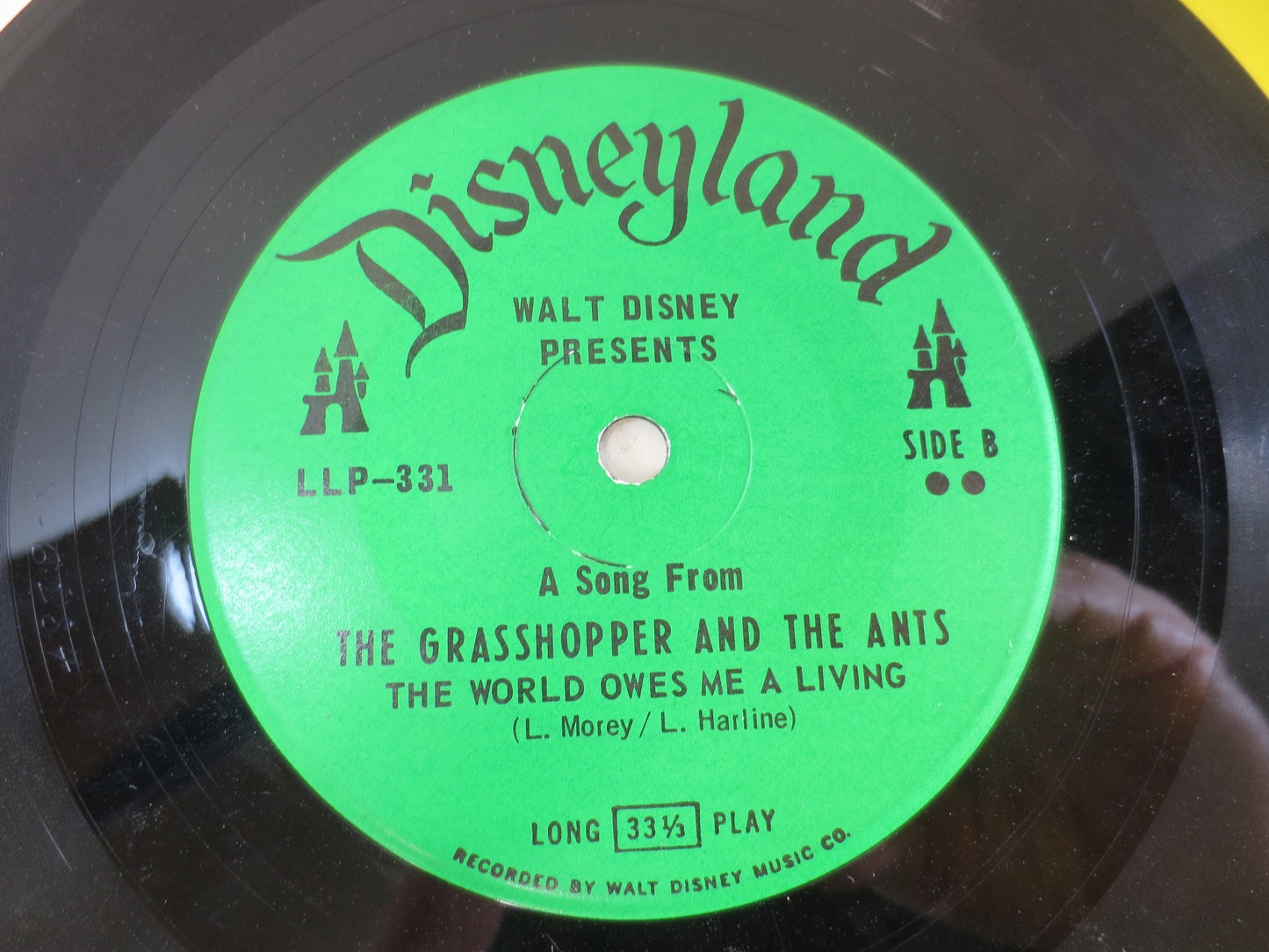 DISNEY Record, GRASSHOPPER, ANTS, Disneyland Records, Disney Album, Disney Vinyl, Kids Record, Record Vinyl, 1978 Records