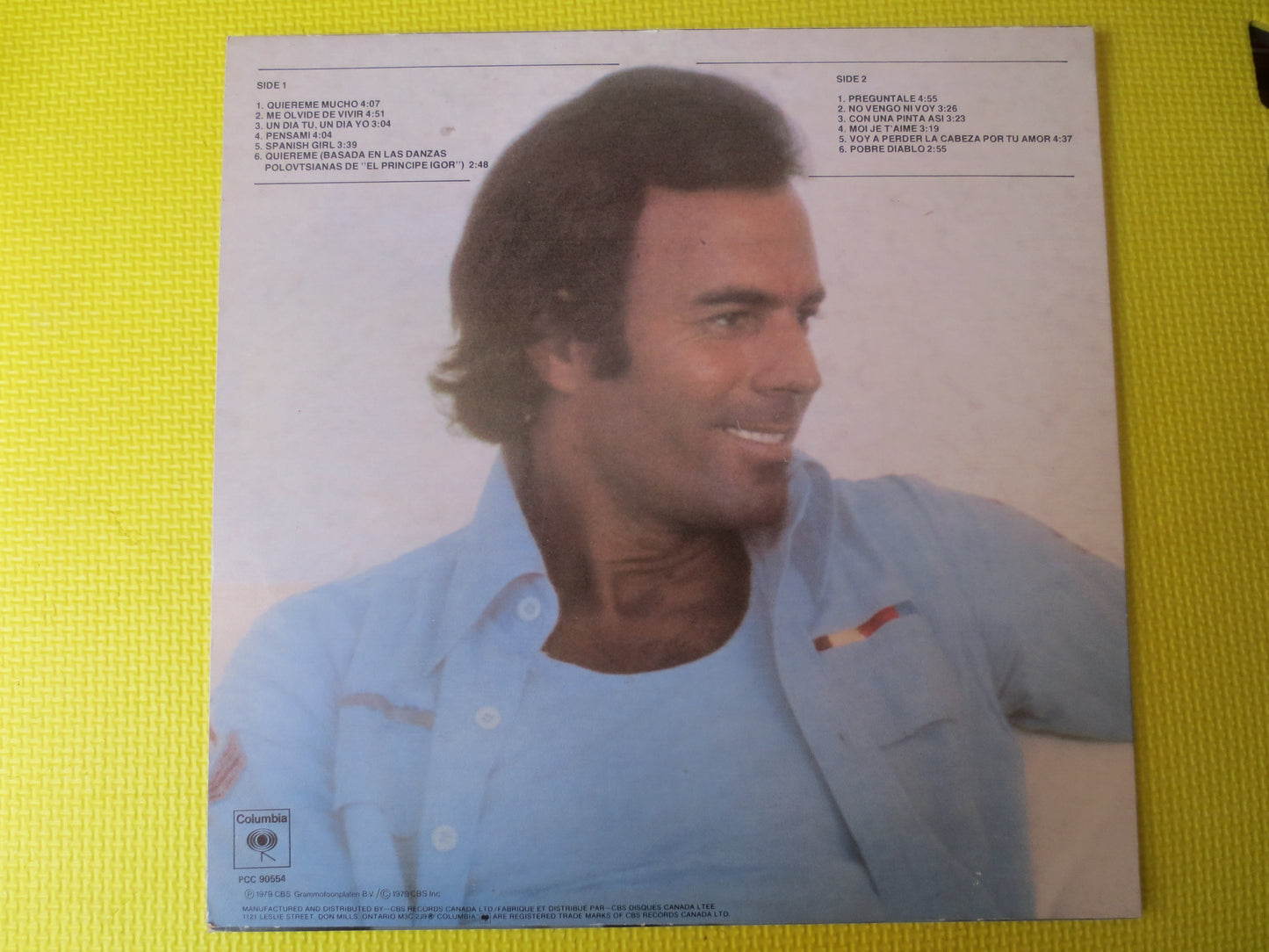 JULIO IGLESIAS, EMOCIONES, Pop Record, Julio Iglesias Music, Julio Iglesias Album, Vinyl Record, Latin lps, Vintage Records, 1979 Records