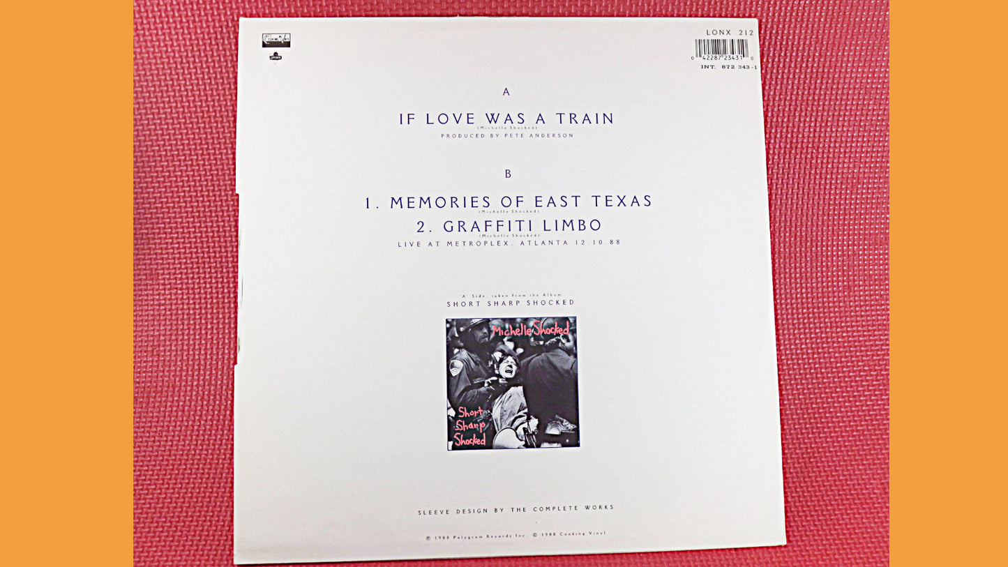 MICHELLE SHOCKED, If LOVE was a Train, Michelle Shocked Ep, Blues Record, Blues Albums, Blues Lps, Vintage Records, Blues Band, 1988 Records