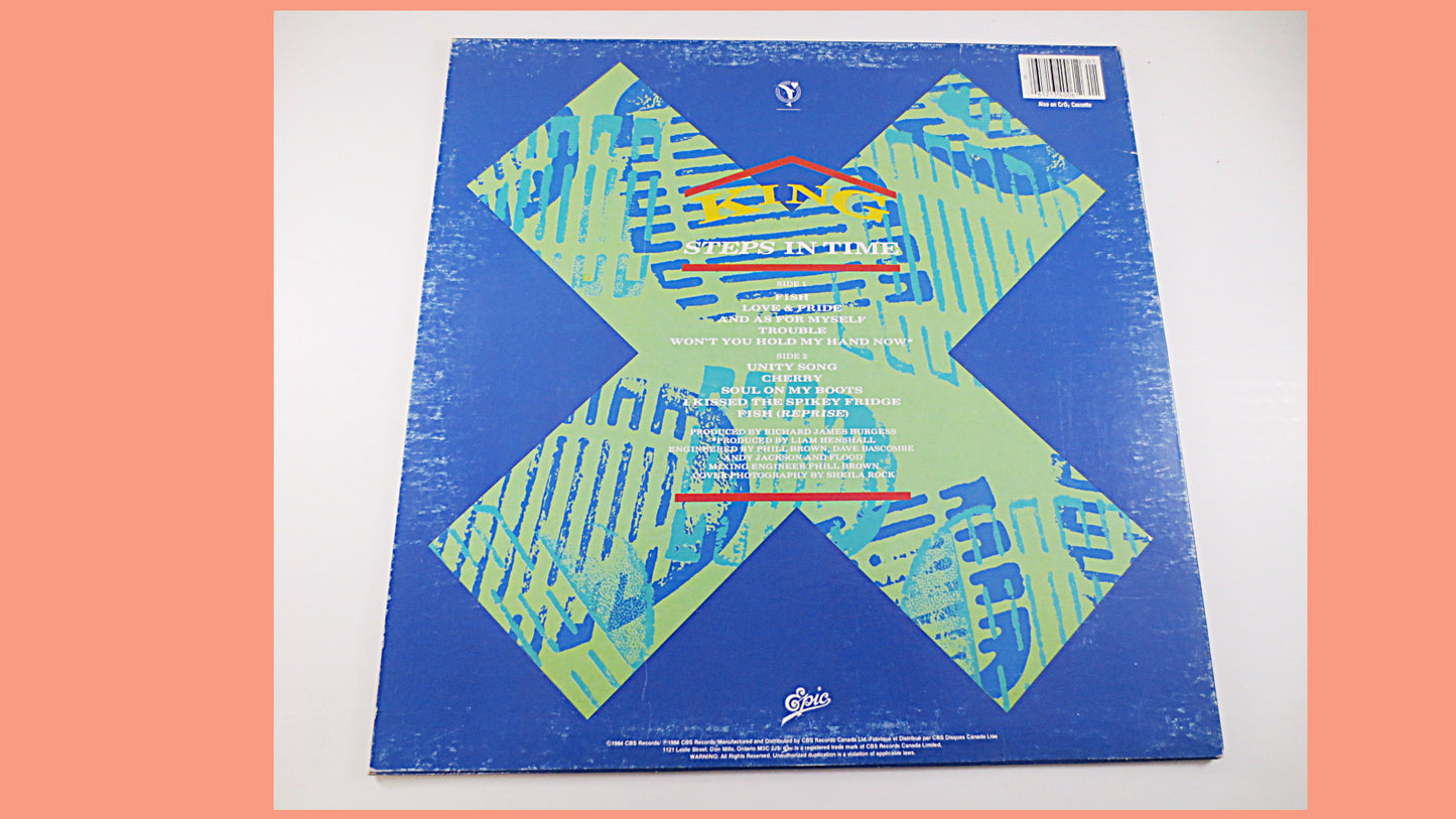 KING, STEPS in TIME, King Records, King Album, King Vinyl, King Lp, King Songs, King Music, King Hits, Vinyl Lp, Vintage Record, 1973 Record