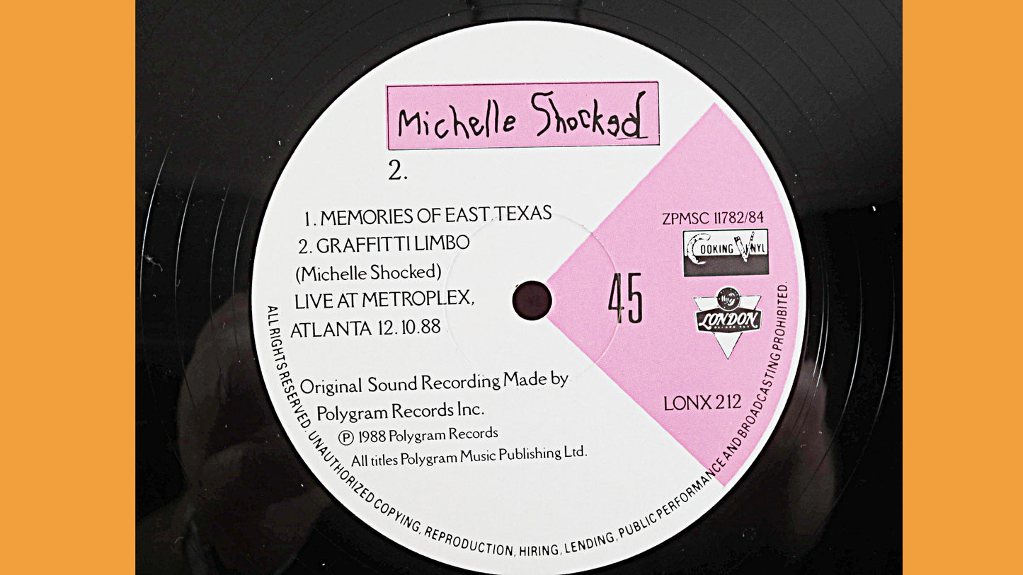 MICHELLE SHOCKED, If LOVE was a Train, Michelle Shocked Ep, Blues Record, Blues Albums, Blues Lps, Vintage Records, Blues Band, 1988 Records