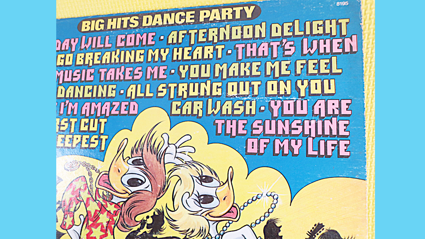 IRWIN the DISCO DUCK, Big Hits Dance Party, Disco Fever, Novelty Records, Children's Records, Kids Record, Kids, Childrens Lp, 1980 Records