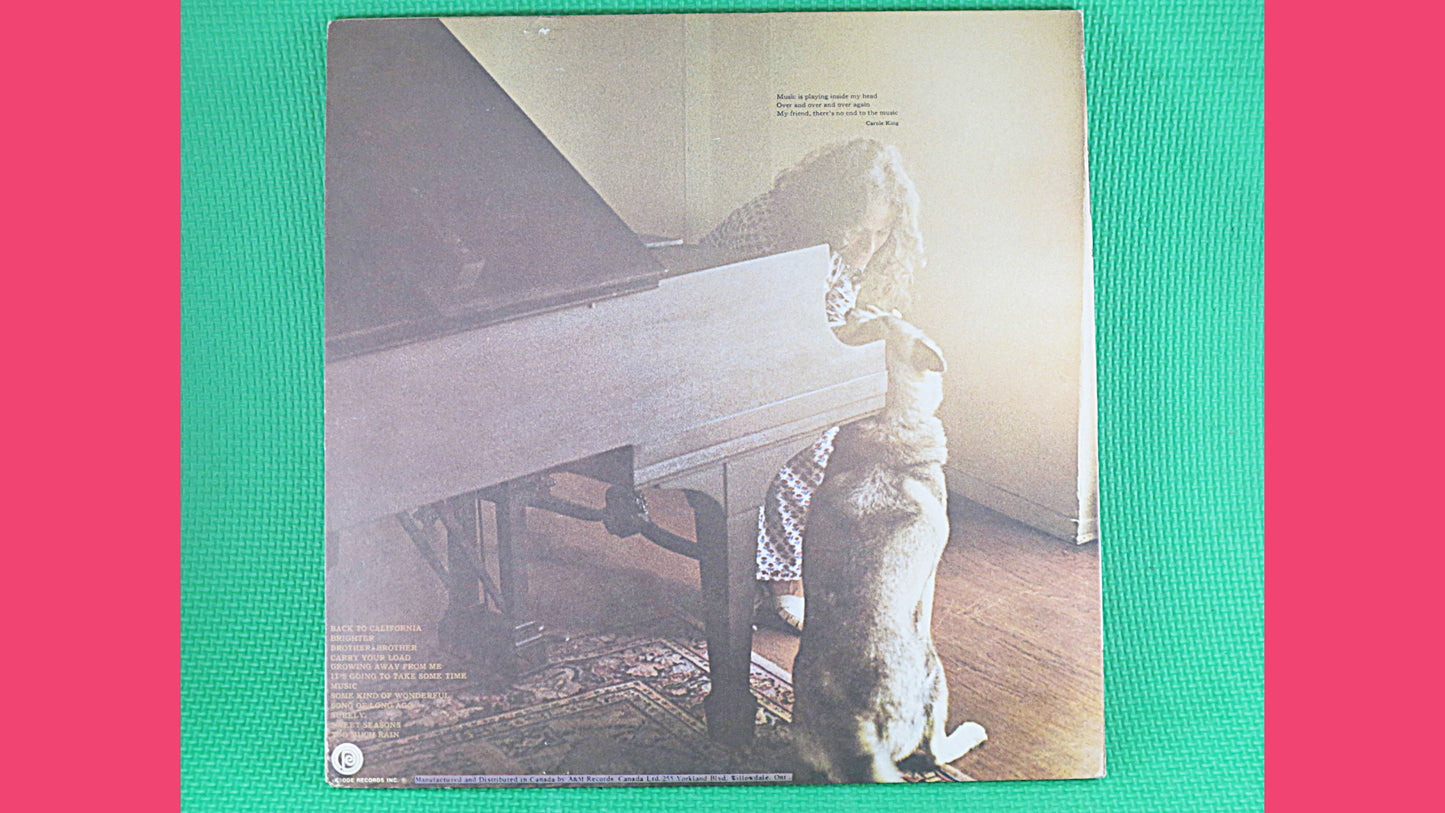 CAROLE KING MUSIC, Carole King Records, Carole King Albums, Carole King Vinyl, Carole King Lps, Vintage Vinyl, 1971 Records