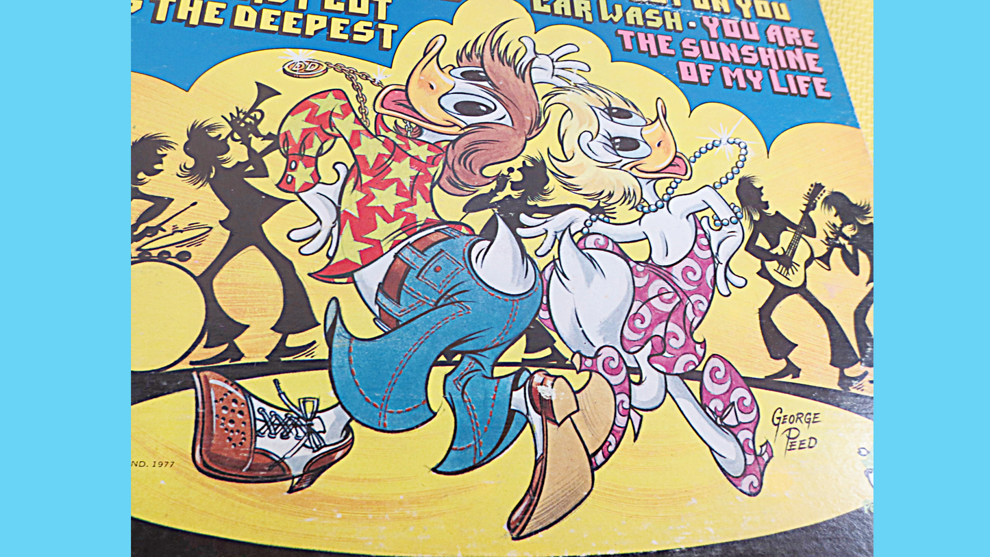 IRWIN the DISCO DUCK, Big Hits Dance Party, Disco Fever, Novelty Records, Children's Records, Kids Record, Kids, Childrens Lp, 1980 Records