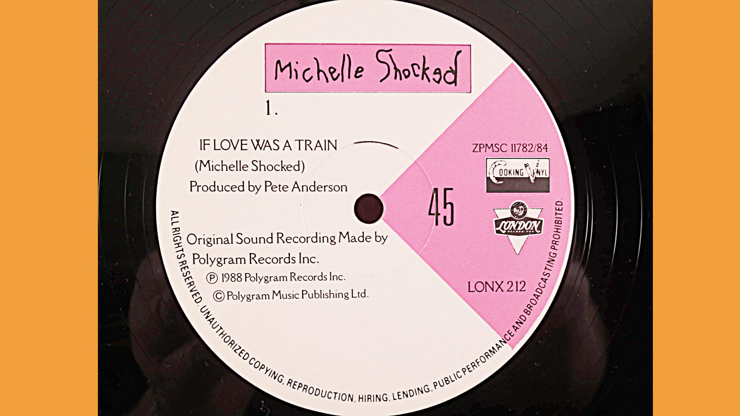 MICHELLE SHOCKED, If LOVE was a Train, Michelle Shocked Ep, Blues Record, Blues Albums, Blues Lps, Vintage Records, Blues Band, 1988 Records