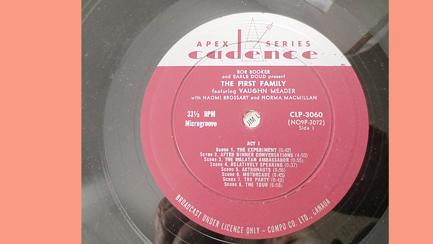 The FIRST FAMILY, COMEDY Album, John F. Kennedy Lp, John Kennedy Album, John Kennedy Speech, Comedy Record, Vintage Records, 1962 Records