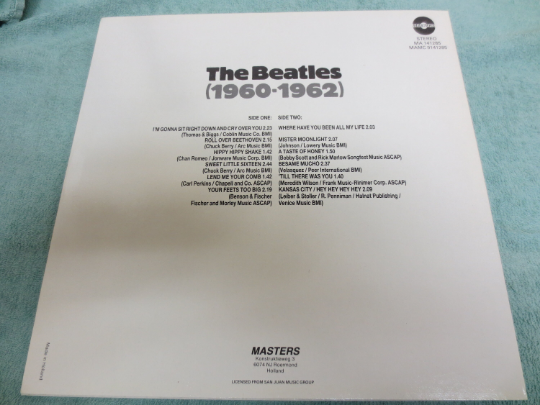 BEATLES, The BEATLES, 1960-1962, Vintage Vinyl, Record Vinyl, Records, Vinyl Records, Vinyl Beatles, Vinyl Lp, 1985 Records