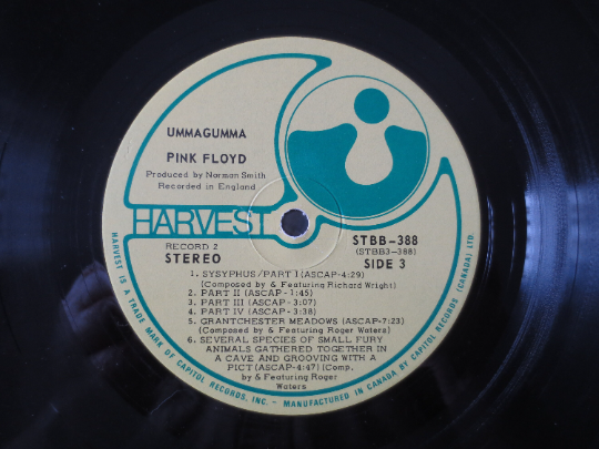 PINK FLOYD, UMMAGUMMA, Pink Floyd Album, Pink Floyd Record, Pink Floyd Lp, Pink Floyd Vinyl, Vintage Vinyl, 1969 Records