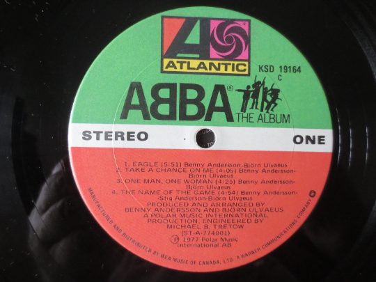 ABBA, Abba the ALBUM, ABBA Record, Vintage Vinyl, Abba Album, Disco Records, Disco Lp, Pop Record, Abba Vinyl, 1977 Records
