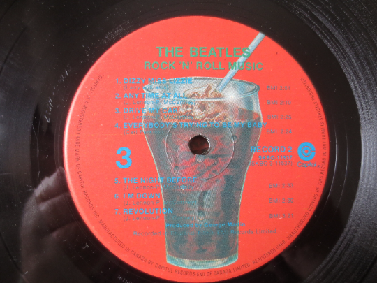 The BEATLES, ROCK 'N' ROLL, The Beatles Albums, Beatles Record, Beatles Vinyl, Beatles Lp, Vintage Beatles, 1976 Records