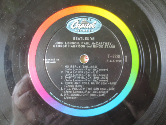 The BEATLES, BEATLES '65, 1964 Record, Vintage Vinyl Lp