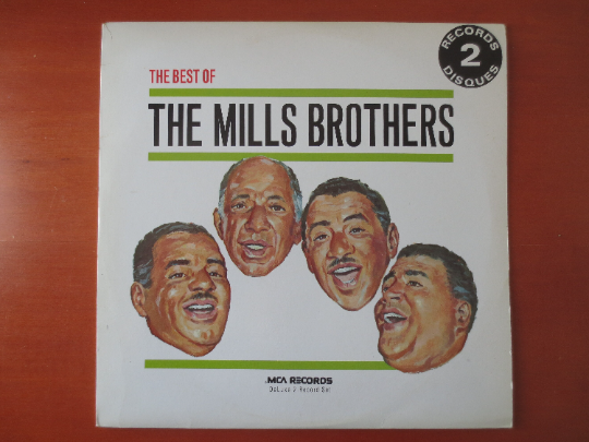 The MILLS BROTHERS, BEST of, Jazz Records, Vintage Vinyl, Record Vinyl, Mills Brothers Lp, Vinyl Records, 1960 Records