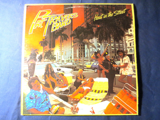 PAT TRAVERS, HEAT in the Street, Pat Travers Record, Pat Travers Album, Pat Travers Lp, Rock Records, Vinyl, 1978 Records