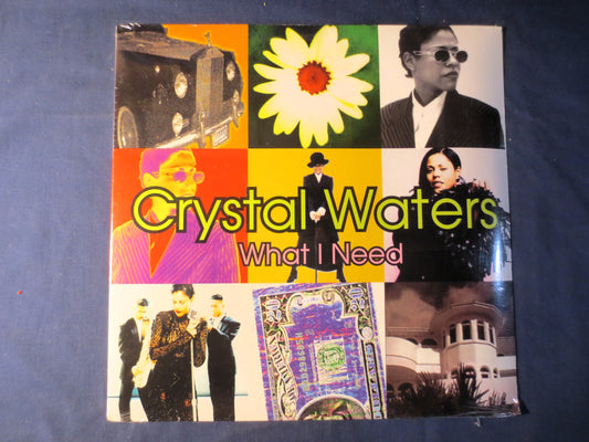 CRYSTAL WATERS, Factory SEALED, What I NEED, Crystal Waters Album, Crystal Waters Lp, Pop Records, Vinyl Records, Vinyl Lps, 1994 Records