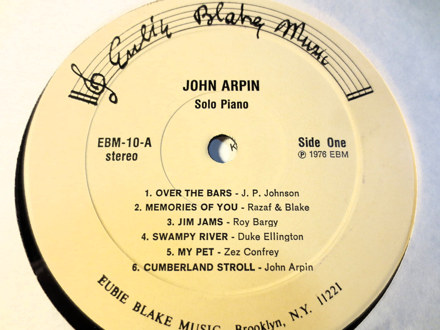 JOHN ARPIN, Solo PIANO, Jazz Records, John Arpin Records, John Arpin Album, John Arpin Lp, Jazz Record, Lps, 1976 Records