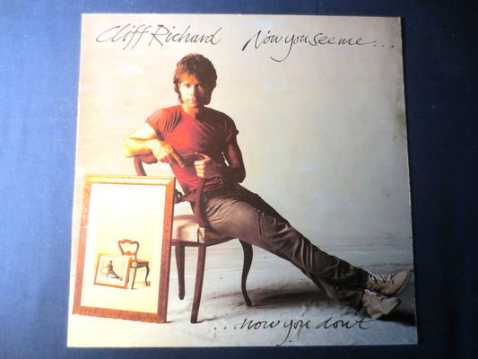 CLIFF RICHARD, NOW You See Me, Rock Records, Pop Records, Vintage Vinyl, Record Vinyl, Records, Vinyl Records, 1982 Records