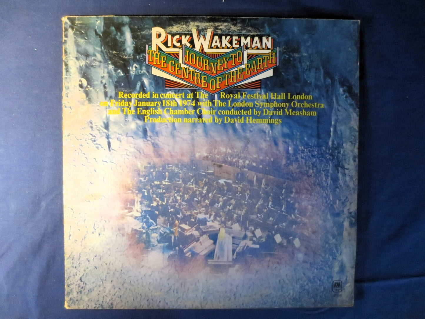 RICK WAKEMAN, Journey To The Center, Rick Wakeman Albums, Rick Wakeman Records, Rick Wakeman Vinyl, Vinyl Lp, 1974 Records