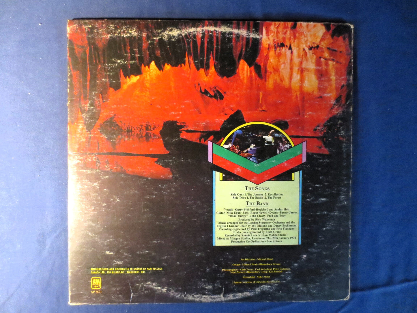 RICK WAKEMAN, Journey To The Center, Rick Wakeman Albums, Rick Wakeman Records, Rick Wakeman Vinyl, Vinyl Lp, 1974 Records