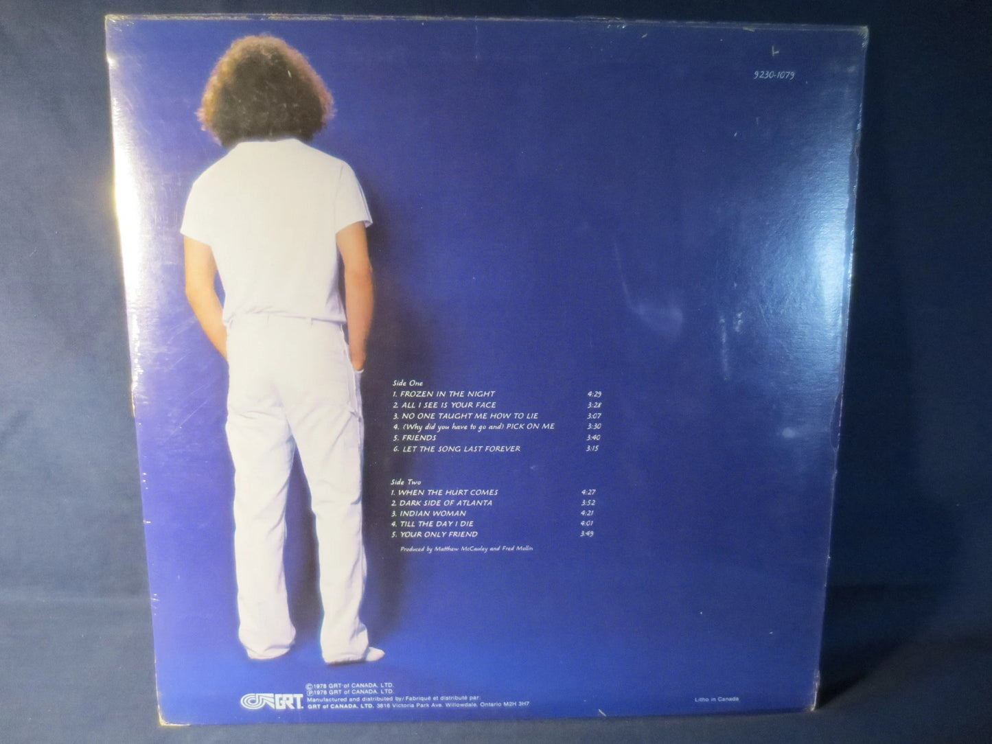 DAN HILL, Dan Hill Records, FROZEN in the Night, Dan Hill Albums, Dan Hill Vinyl, Dan Hill Lps, Vintage Vinyl, Vintage Records, 1978 Records