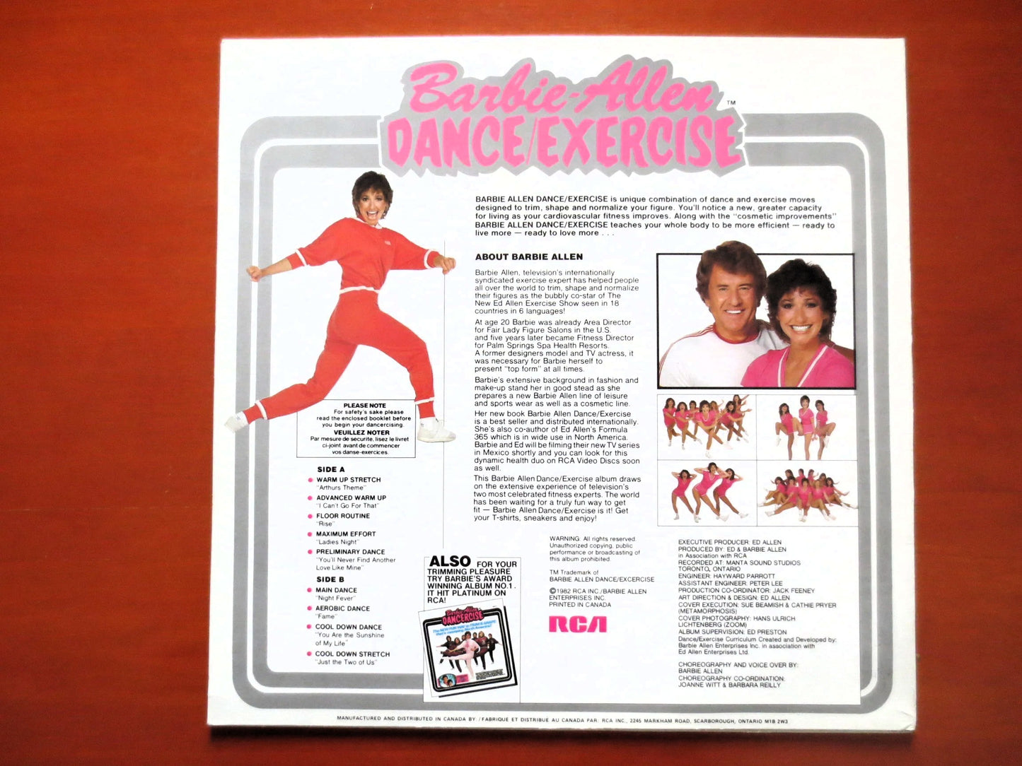 BARBIE ALLEN, DANCE Exercise Album, Vintage Vinyl, Barbie Allen Vinyl, Barbie Allen Album, Vinyl Album, 1982 Records
