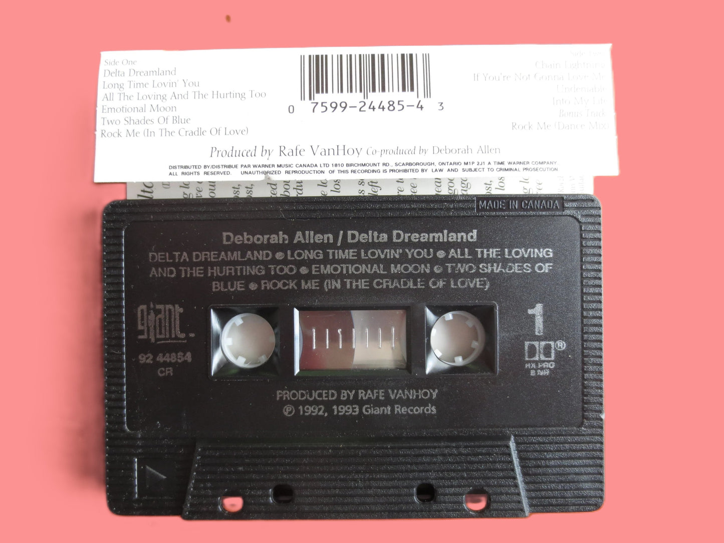 DEBORAH ALLEN, Delta DREAMLAND, 1993 Cassette Tape, Vintage Cassette