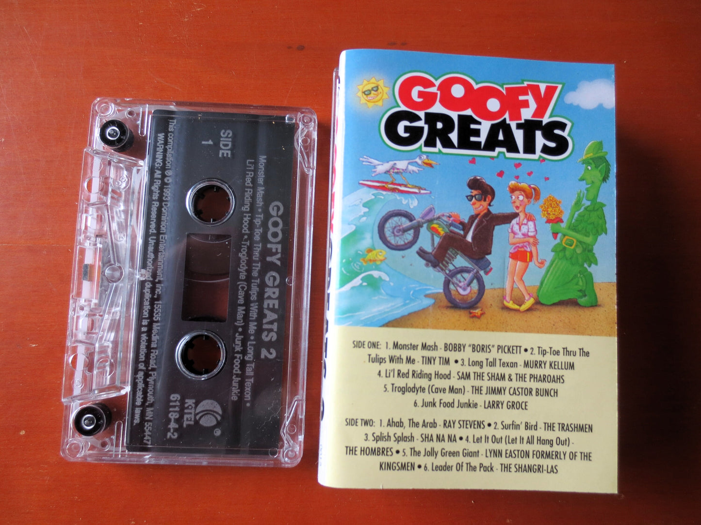 GOOFY GREATS 2, GOOFY Greats Cassette, Goofy Greats Tape, Novelty Music Album, Tape Cassette, Kids Cassette, Cassette Music