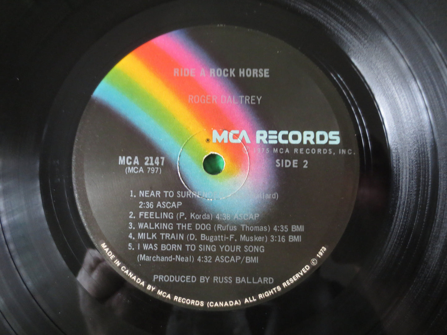ROGER DALTRY, Ride a ROCK Horse, The Who, The Who Records, The Who Albums, The Who Lp, Vintage Vinyl, Rock Lp, Vintage Records, 1975 Records