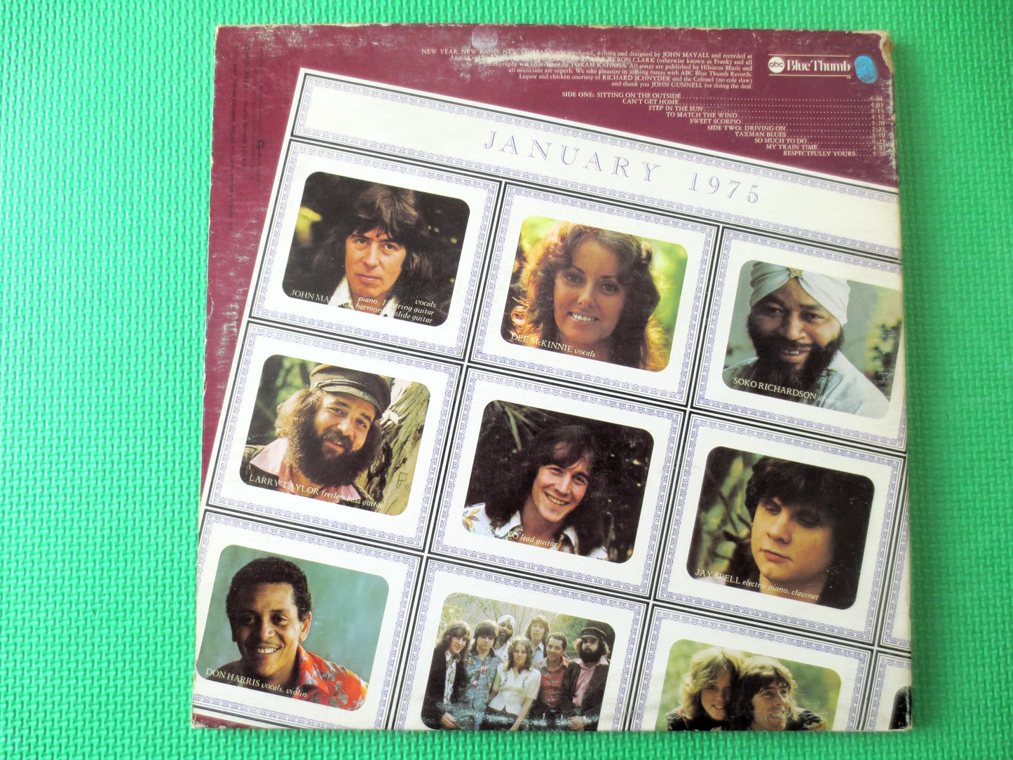 JOHN MAYALL, NEW Year New Band, John Mayall Records, John Mayall Albums, John Mayall lps, Vinyl Record, lps, 1975 Records