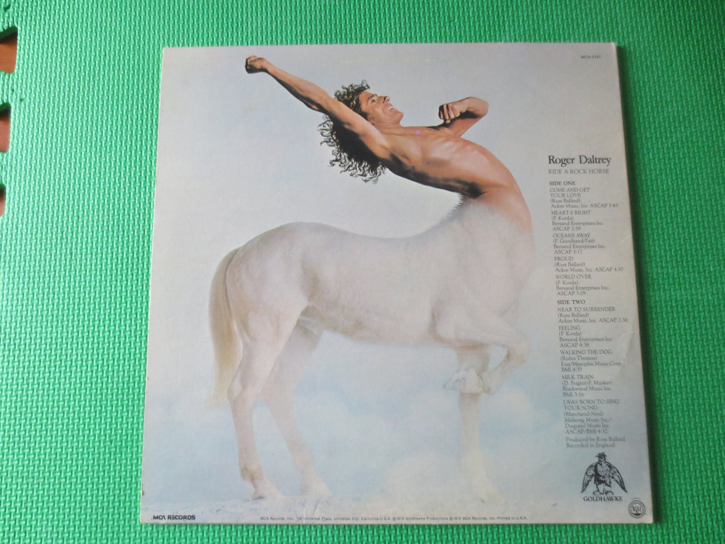 ROGER DALTRY, Ride a ROCK Horse, The Who, The Who Records, The Who Albums, The Who Lp, Vintage Vinyl, Rock Lp, Vintage Records, 1975 Records