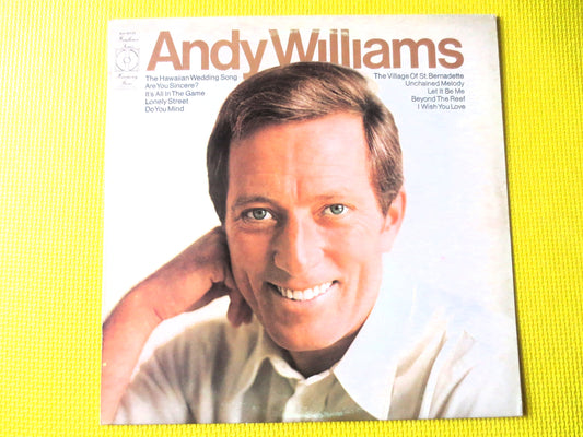 ANDY WILLIAMS, Andy Williams Albums, Andy Williams Vinyl, Vintage Vinyl, Andy Williams lps, Jazz Albums, Lps, 1971 Records