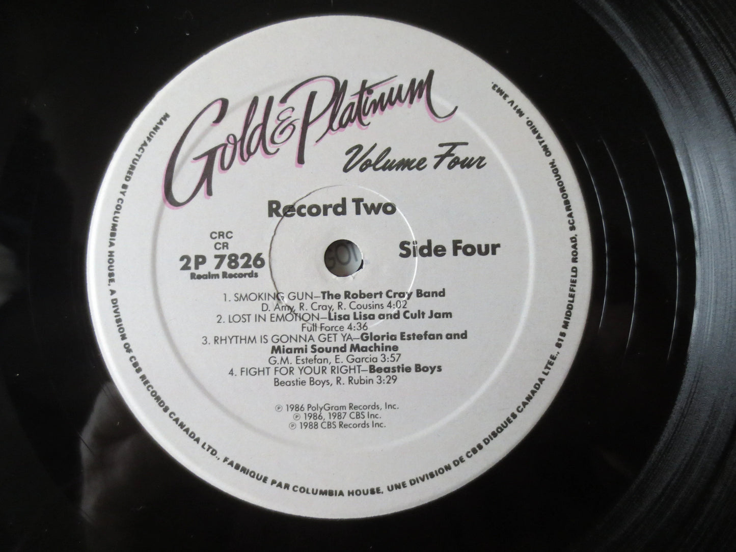 GOLD and PLATINUM, Volume 4, Grateful Dead Album, Michael Jackson Lp, Billy Joel Album, Lps, Vintage Vinyl, Vintage Records, 1987 Records