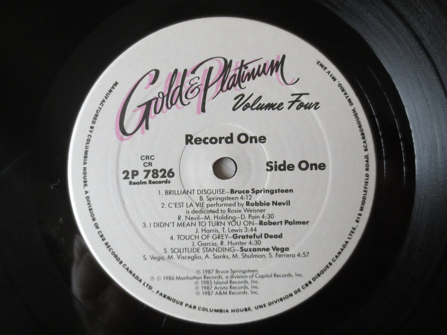 GOLD and PLATINUM, Volume 4, Grateful Dead Album, Michael Jackson Lp, Billy Joel Album, Lps, Vintage Vinyl, Vintage Records, 1987 Records