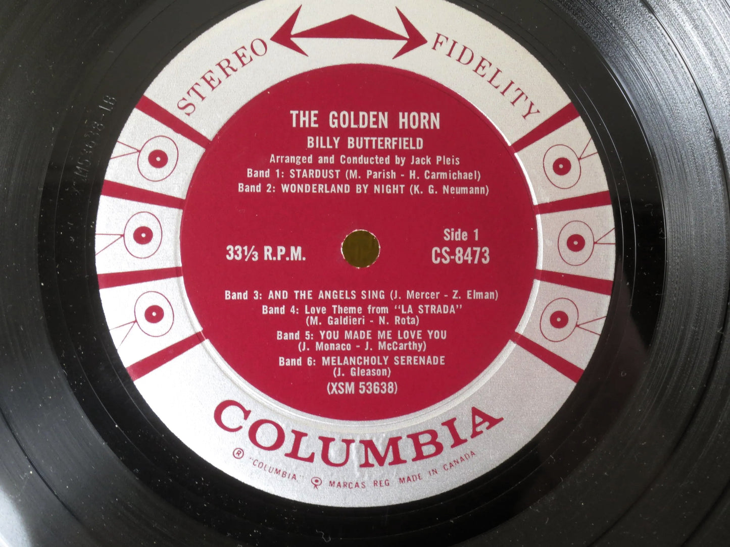BILLY BUTTERFIELD, The GOLDEN Horn, Billy Butterfield Lp, Jazz Records, Jazz Vinyl, Vintage Vinyl, Jazz Lp, 1961 Records