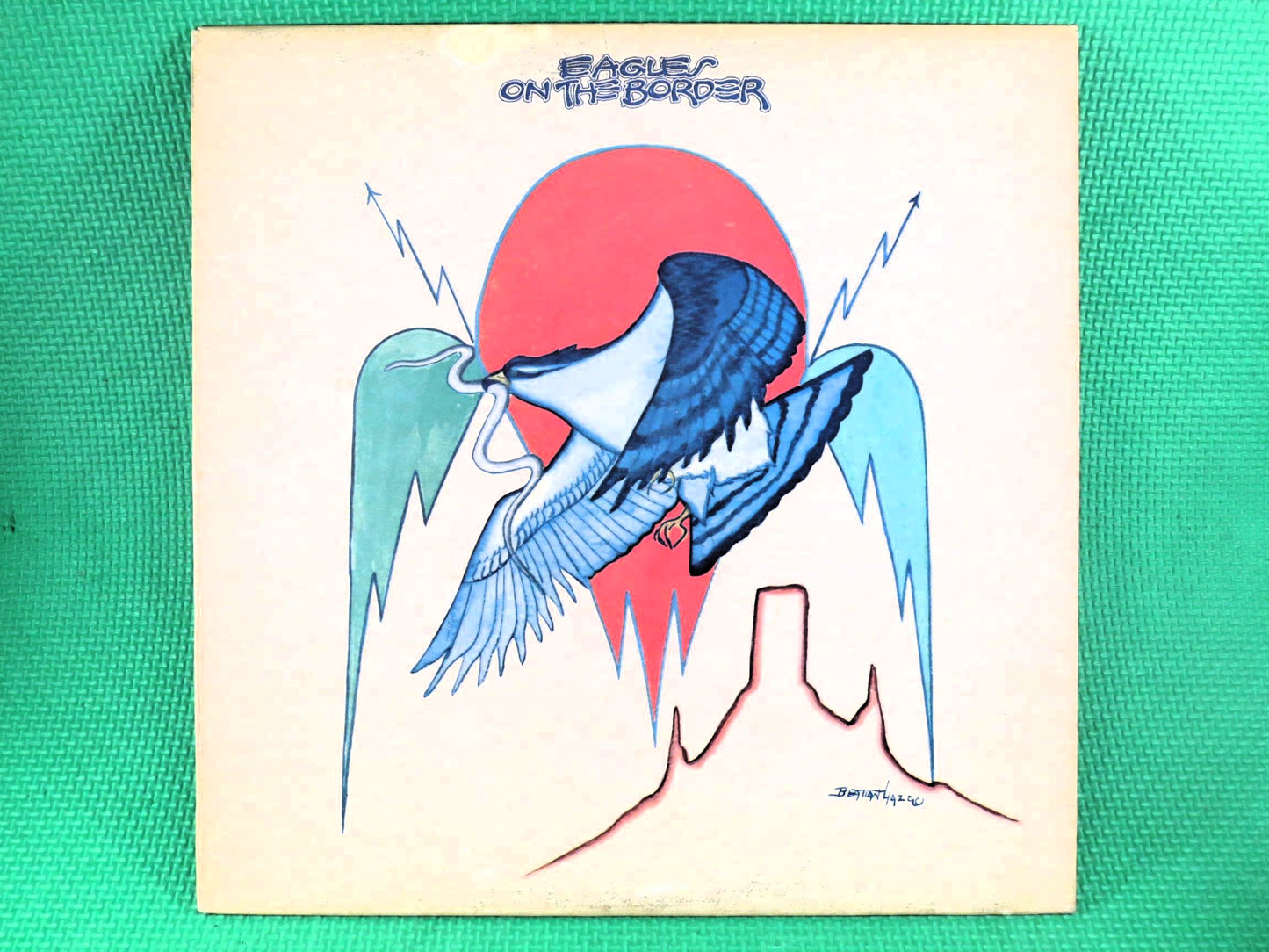 The EAGLES, On the Border, Rock Records, The Eagles Records, The Eagles Album, The Eagles Lp, Vinyl Records, 1974 Records
