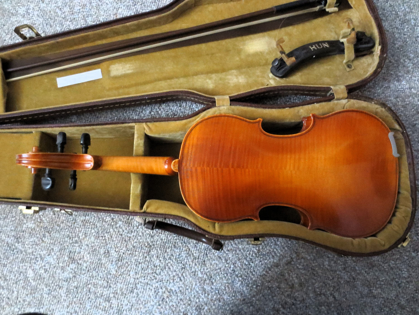 Vintage VIOLIN, LOUIS HANDORF 3/4 Violin, Bow and Case, Louis Handorf Violin, Musical Instrument, Antique Violin, Violin, Antique Instrument