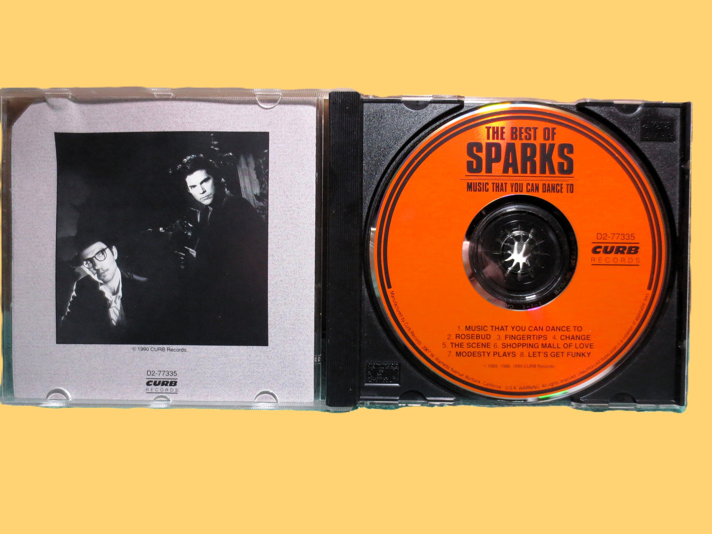 SPARKS, The Best of Sparks, 1990 Compact Disc, Vintage Cd