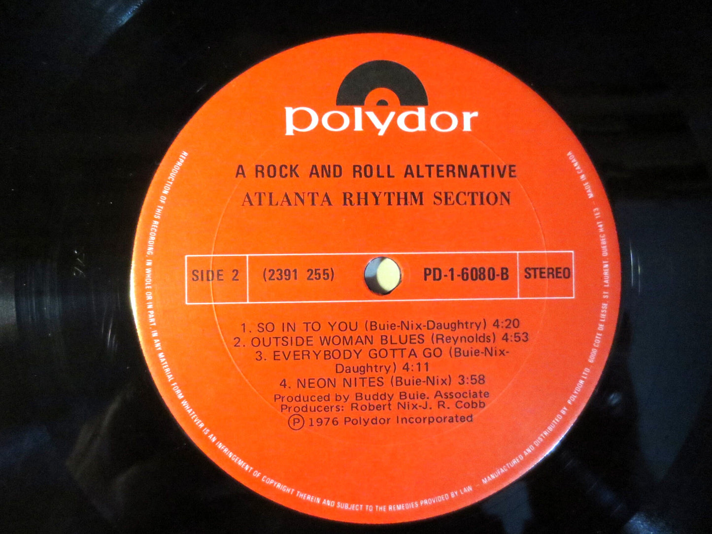 Atlanta Rhythm Section, A Rock and Roll Alternative, Rock Records, Soft Rock Records, Rock Albums, Pop Music, Vinyl Records, 1976 Records