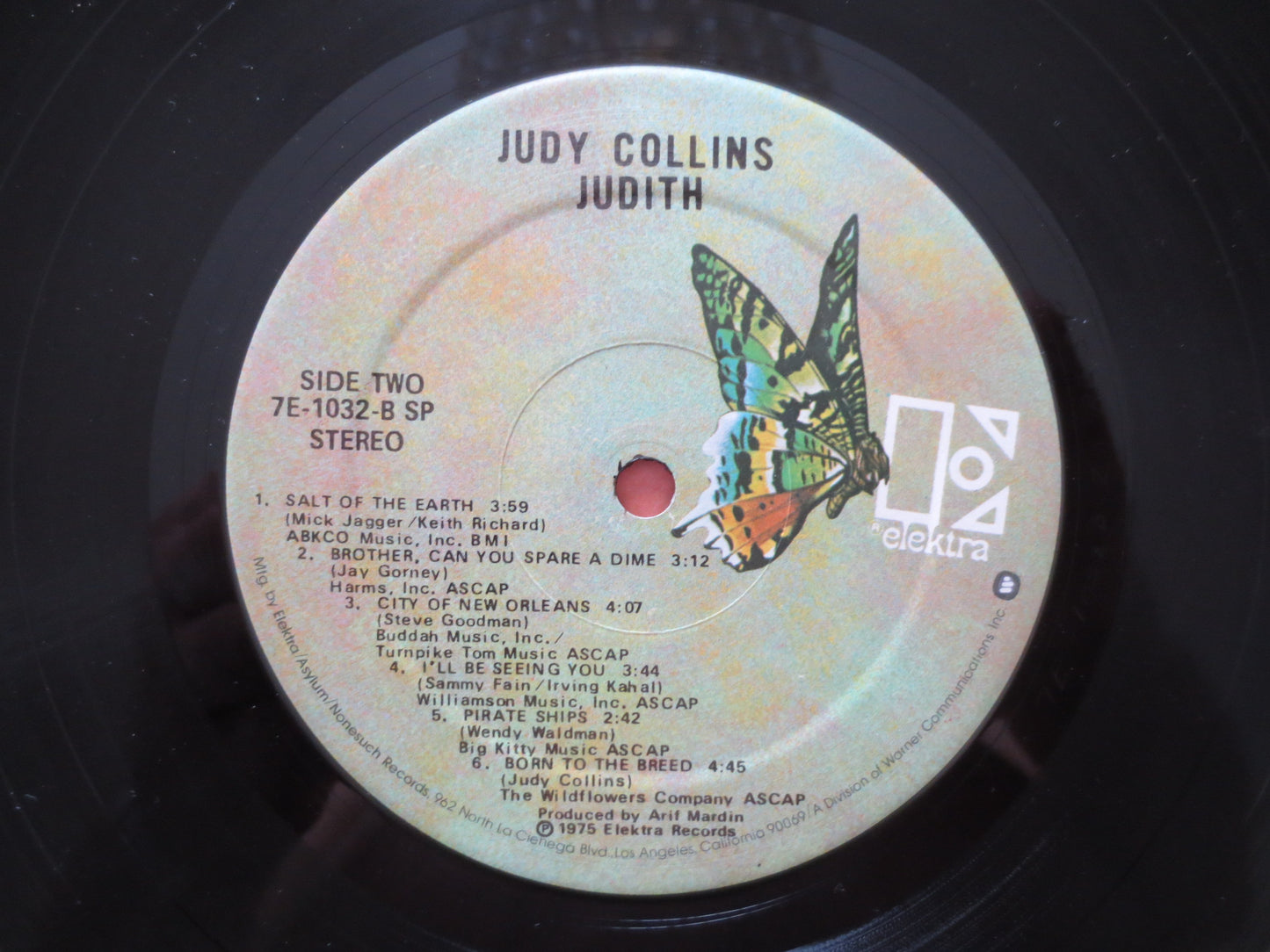 JUDY COLLINS, JUDITH Album, Judy Collins Album, Judy Collins Vinyl, Judy Collins Lp, Vintage Vinyl, 1975 Records