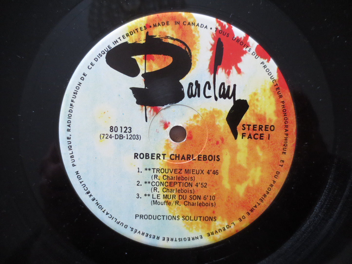 ROBERT CHARLEBOIS, CHARLEBOIS Album, Rock Record, Pop Record, Vintage Vinyl, Rock Album, Pop Album, Vinyl Lp, 1972 Records