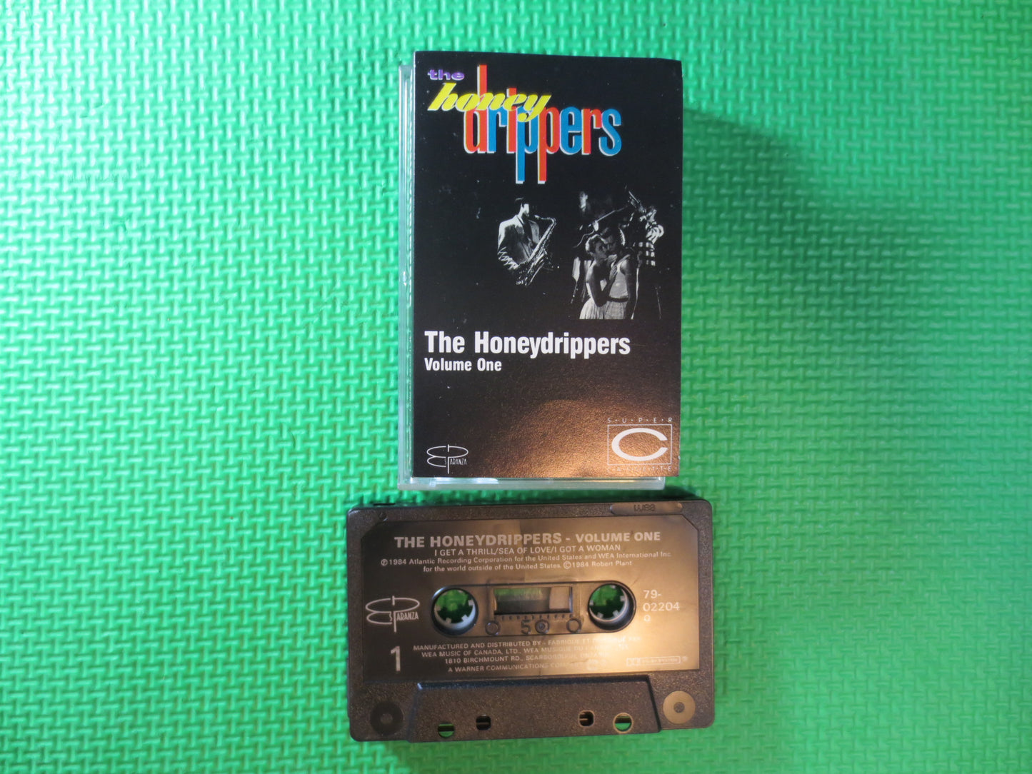 The HONEYDRIPPERS, HONEYDRIPPERS Tape, HONEYDRIPPERS Album, Cassette Music, Tape Cassette, Tape Lp, Cassette, 1984 Cassette