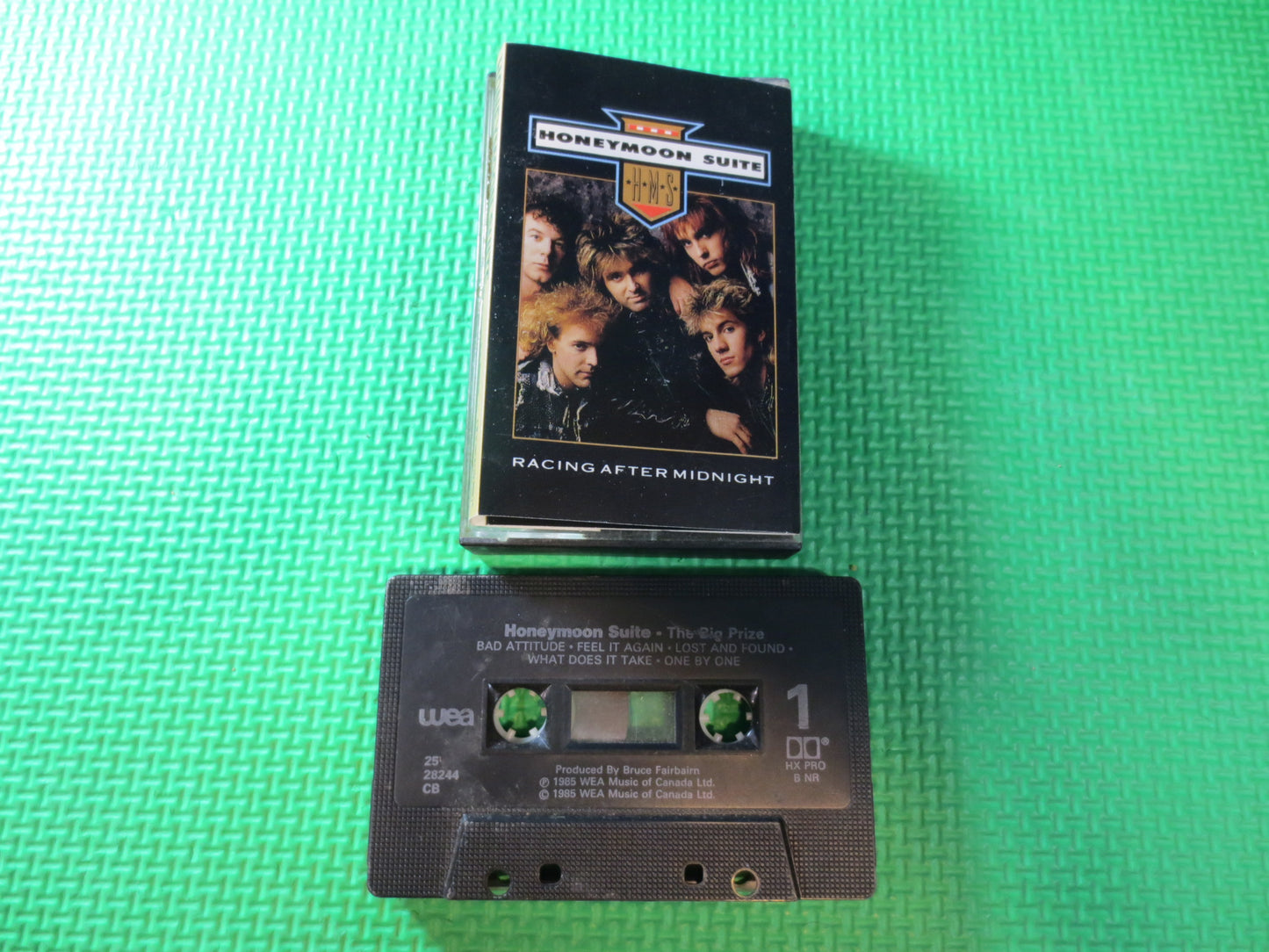 HONEYMOON SUITE Tape, RACING After Midnight, Honeymoon Suite Lp, Cassette Music, Tape Cassette, Cassette, 1988 Cassette