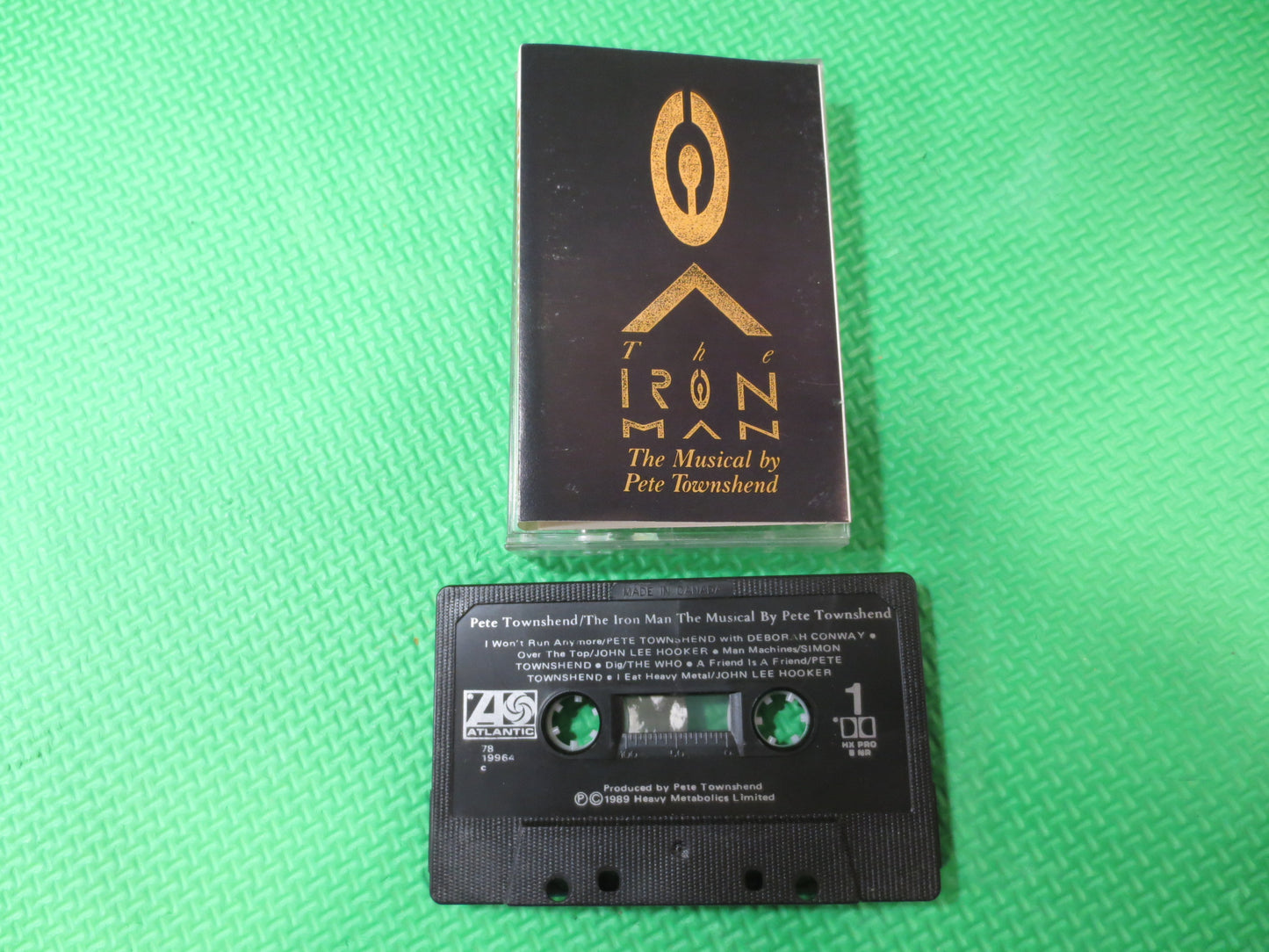PETE TOWNSHEND Tape, IRON Man Tape, Pete Townshend Album, Pete Townshend Music, Tape Cassette, Rock Cassette, 1989 Cassette