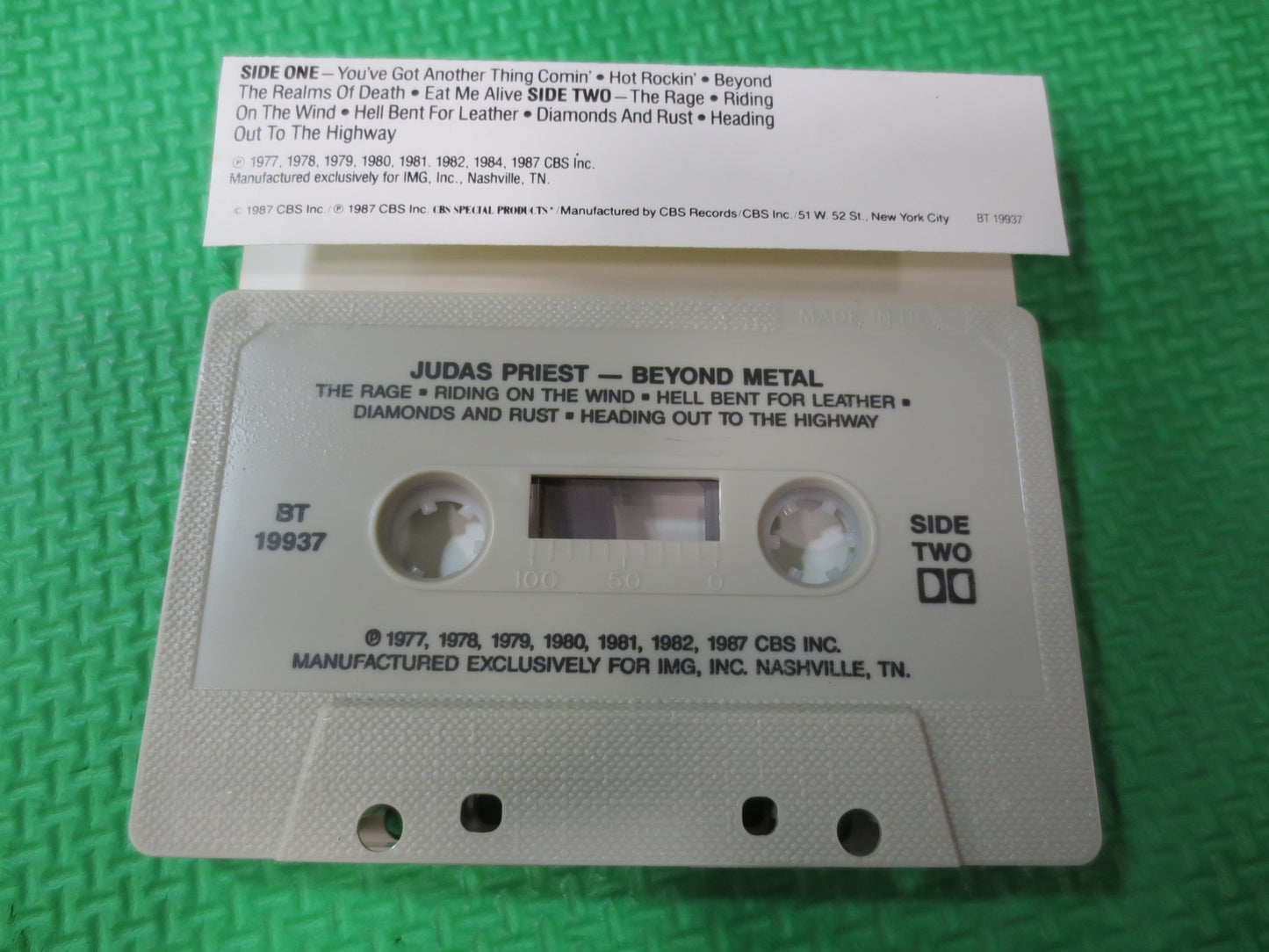 JUDAS PRIEST Tape, Beyond METAL Tape, Judas Priest Album, Judas Priest Music, Tape Cassette, Rock Cassette, 1987 Cassette