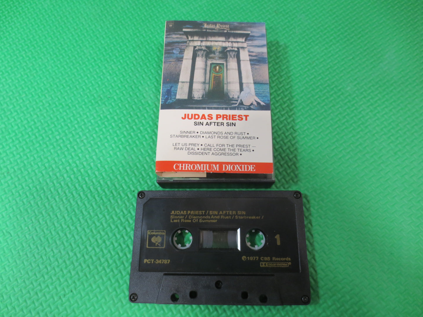 JUDAS PRIEST Tape, Sin AFTER Sin Tape, Judas Priest Album, Judas Priest Music, Tape Cassette, Rock Cassette, 1977 Cassette