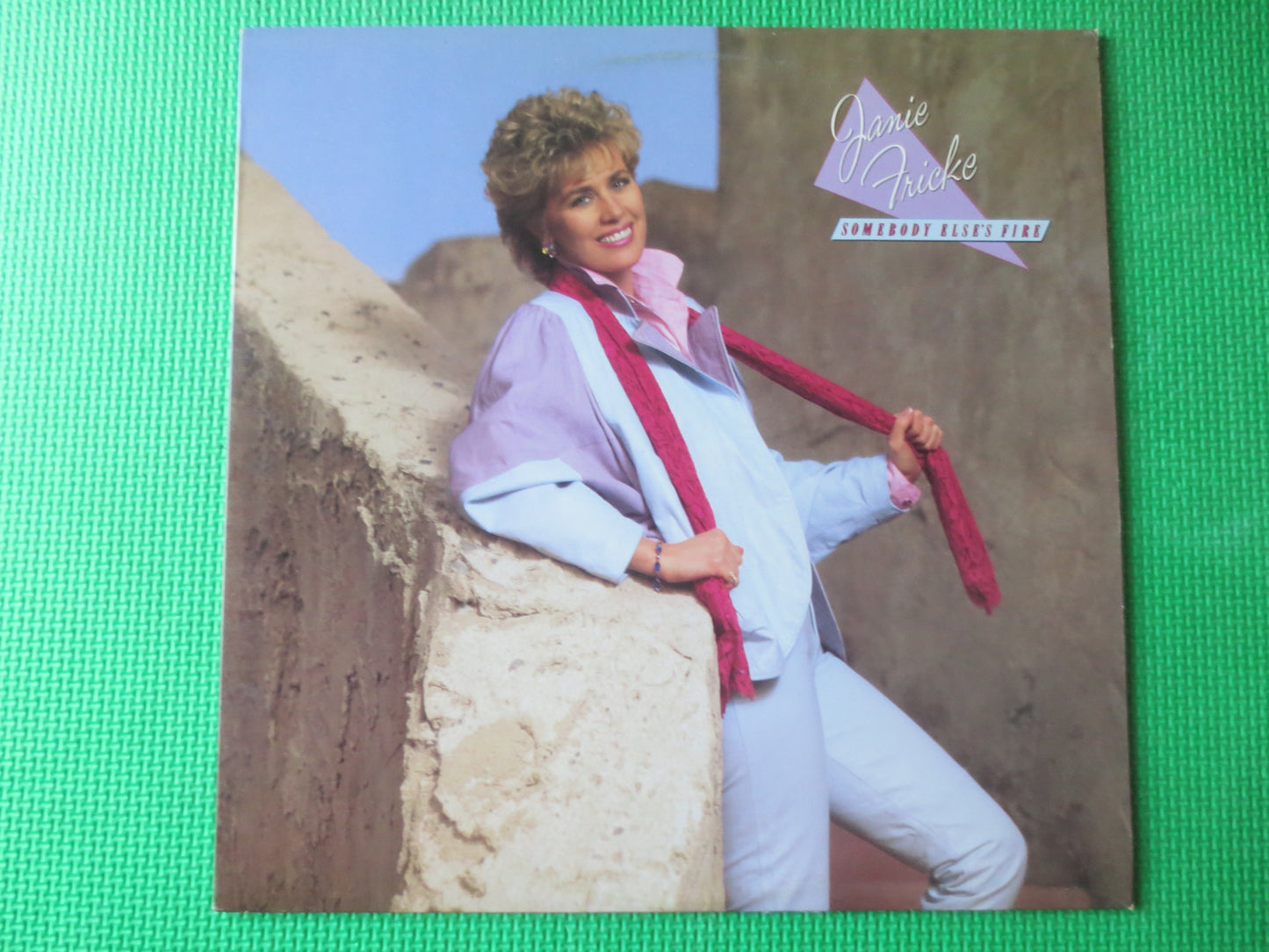 JANIE FRICKE, SOMEBODY Else's Fire, Janie Fricke Records, Janie Fricke Album, Janie Fricke lps, Vinyl Record, 1985 Records